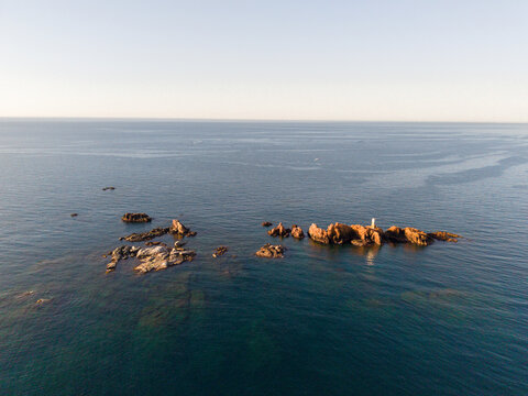 Faro de les Illes Formigues en Palam&ograve;s, Girona
