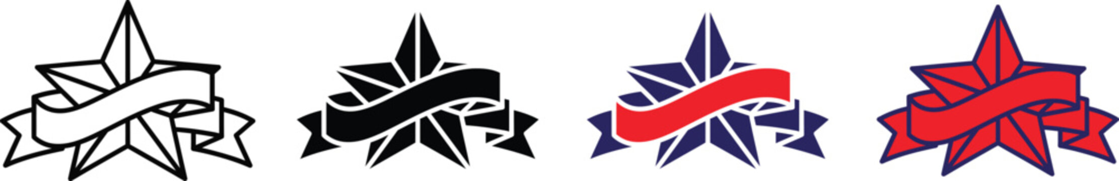 Stylized spaceship designs a collection of futuristic spacecraft illustrations in black and red