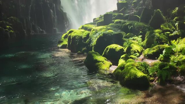 夏でも涼しい菊池渓谷