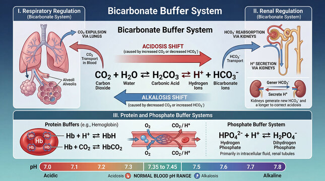 Understanding the bicarbonate buffer system and its role in acid-base balance in the human body
