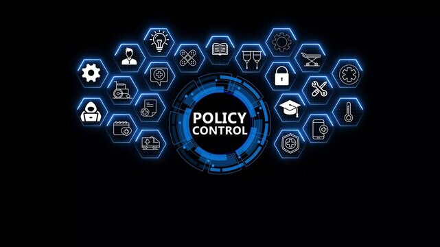 Innovative Technology Projector Showcasing Policy Control Frameworks, Governance Enforcement Tools, and Interactive Compliance Management Solutions for Modern Enterprises