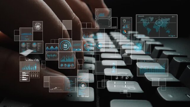 Data insights, charts, and analytics help visualize performance. Data drives strategy, analytics enhances growth, and data improves business outcomes through analytics. Marrow