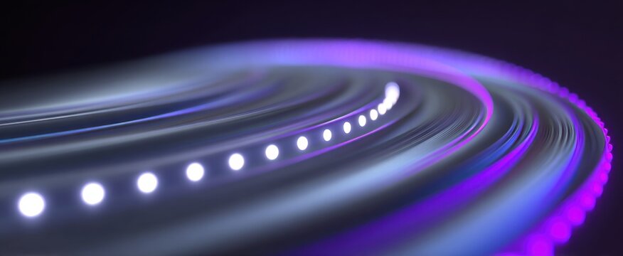 Dive into an abstract dark 3D background where metallic spirals twirl like cosmic dancers.