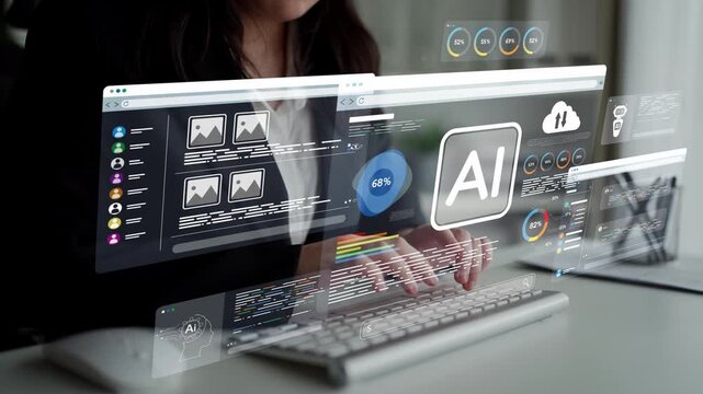 AI Assistant Brain Processor with LLM Technology, Big Data, Machine Learning, Generative AI for Business Support, Future Agentic AI Technology and Artificial Intelligence Prompt Engineering. Muxer