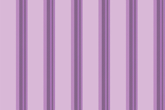 Slain stripe fabric texture, brand background vertical pattern. Fich seamless vector lines textile in light and purple colors.