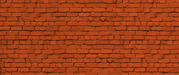 Red brick wall pattern texture background construction © Kornienko Alexandr