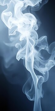 Wisps of ethereal white smoke drift upwards, creating a soft, atmospheric veil,  airy,  ethereal