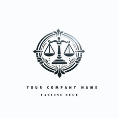 Obraz premium Logo for New Law Firm