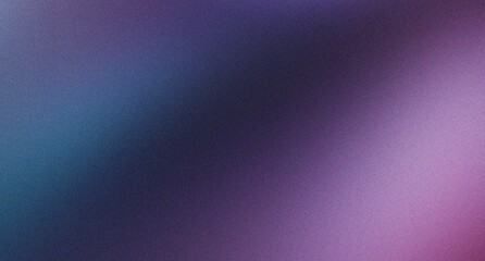 Obraz premium Abstract purple and blue gradient background with a soft light effect in the bottom right corner spreading upwards.