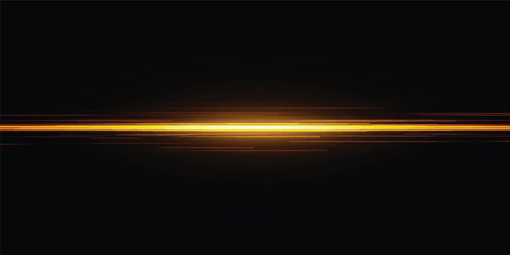 Abstract light background with glowing orange and blue energy waves, featuring bright sun rays and motion flares with ample space for text on a dark artistic backdrop