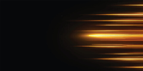 An abstract vector background featuring glowing blue and orange light rays that create a motion flare effect against a dark black space texture for a bright energy wallpaper design © TANZUM AKTER