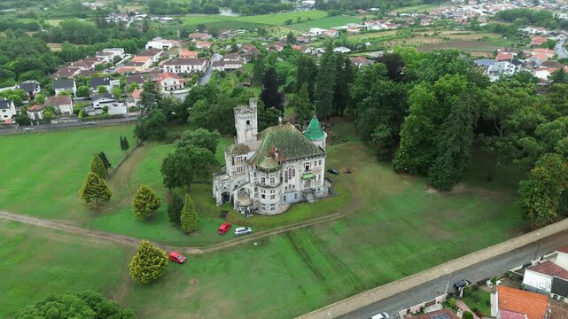 Drone video Pal&aacute;cio da Dona Chica Portugal Europe