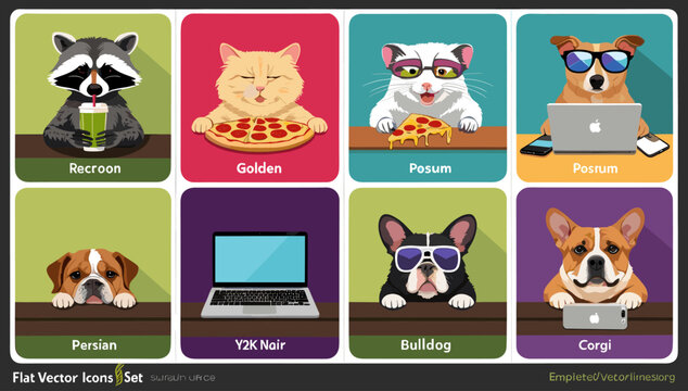 A playful illustration depicting dog paws reaching down from above, perfect for pet-related content, veterinary services, or representing companionshi