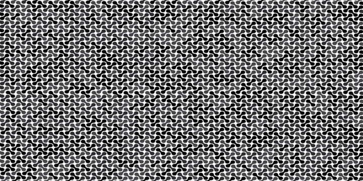 seamless pattern metal grid meatball wall decoration with chains circle wallpaper black and gray paper ornament cover, page, banner template design.