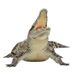 Obraz premium A detailed view of a lizard basking on a rock surface isolated on transparent background
