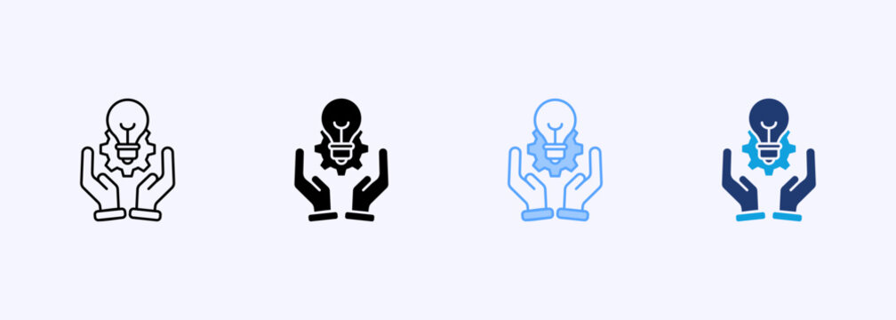 Initiative Icon Set Multistyle Various Collection Element For Design