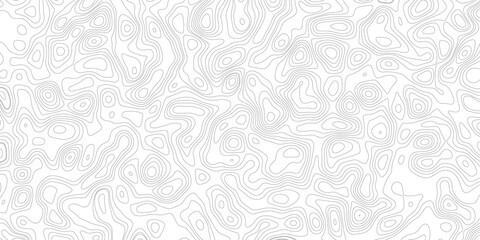 Topographic map background geographic line map with elevation assignments. Modern design with White background with topographic wavy pattern design.paper texture Imitation of a geographical map shade  © Sajjad