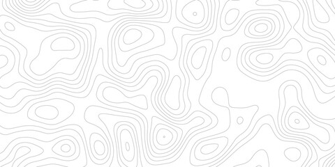 Topographic map background geographic line map with elevation assignments. Modern design with White background with topographic wavy pattern design.paper texture Imitation of a geographical map shade  © Sajjad