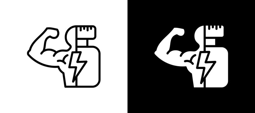 Phytonutrients lineglyph icon