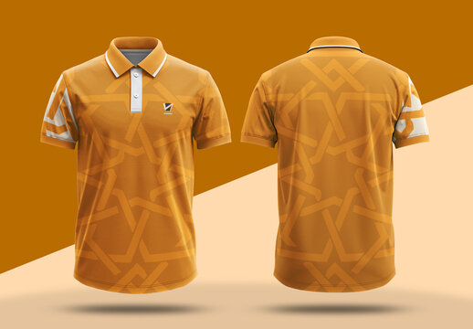 Classic Polo T Shirt Design Template