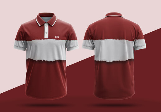 Polo T Shirt Design Template