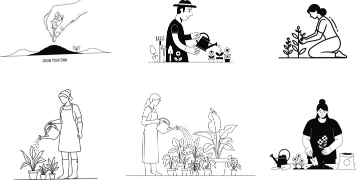 Ancient egyptian hieroglyphs and figures a collection of black and white illustrations depicting gods pharaohs and symbolic scenes