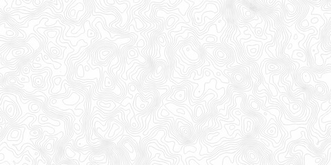Minimal relief topography map area wallpaper. vector topo paper lines. Topographic contour lines grid map pattern. Geographic hiking mountain art dynamic design. © MdLothfor