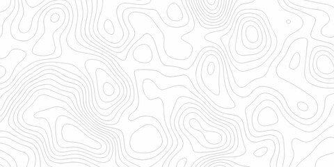 Minimal topography map area wallpaper. vector topo paper lines. Topographic contour lines grid map pattern. Geographic mountain relief. Contour hiking design. © MdLothfor