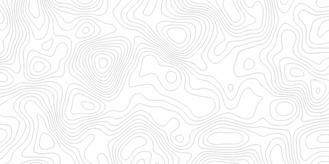 Minimal topography map area wallpaper. vector topo paper lines. Topographic contour lines grid map pattern. Geographic mountain relief. Contour hiking design. © MdLothfor