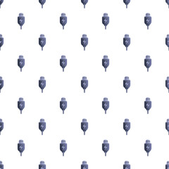 Obraz premium Usb plugs with lightning bolts forming a seamless technology charging pattern