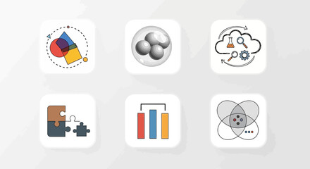 Fototapeta premium Business infographic design elements icons.