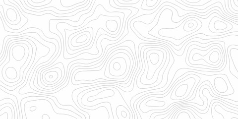 Minimal topography map area wallpaper. vector topo paper lines. Topographic contour lines grid map pattern. Geographic mountain relief. Contour hiking design. © MdLothfor