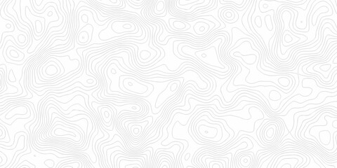 Minimal relief topography map area wallpaper. vector topo paper lines. Topographic contour lines grid map pattern. Geographic hiking mountain art dynamic design. © MdLothfor