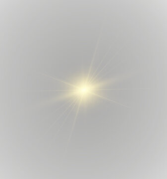 Isolated sun symbol with soft gradient and minimal structure png