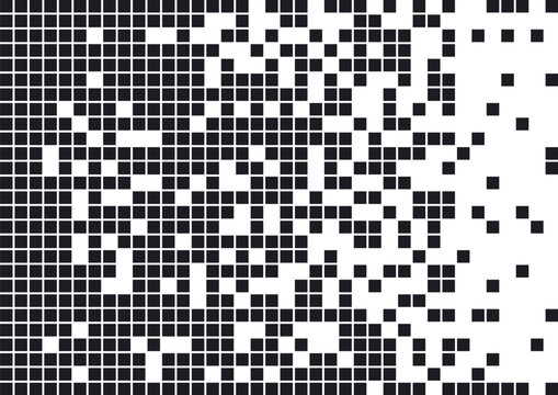 Pixel Grid Disintegrating Pixel Effect