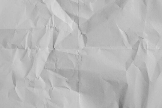 Creased paper texture overlay effect, png wrinkled paper surface, crumpled paper transparent background design element