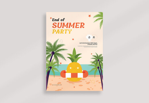 Summer Party Event Flyer Template