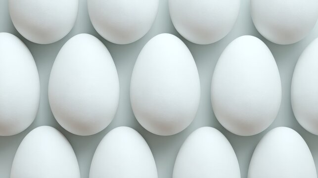 Close macro texture of white rounded abstract geometric shapes and gentle shadows