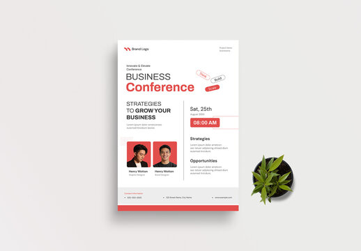 Corporate Business Conference Flyer Template