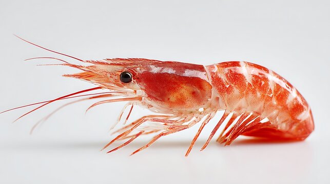 Freshly Caught Raw Shrimp Ingredient / 獲れたての生エビの食材