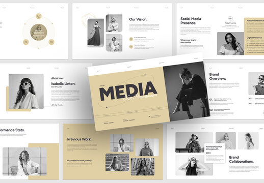 Social Media Kit Presentation Template