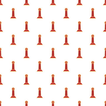 Repeating pattern featuring flat style high striker strength test machines