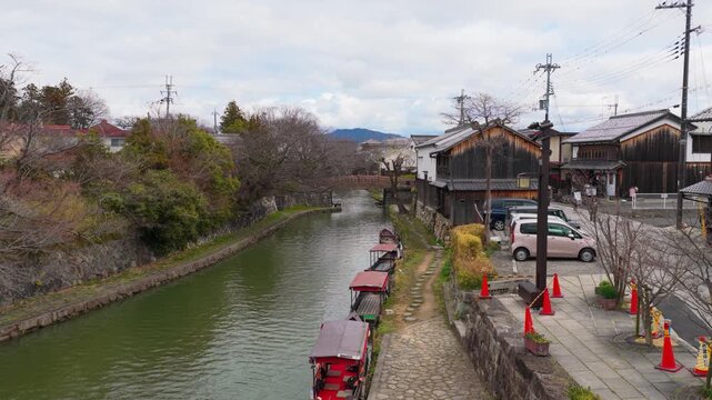 Hachiman Bori, Ancient Merchant Moat in Shiga Prefecture, Omihachiman City