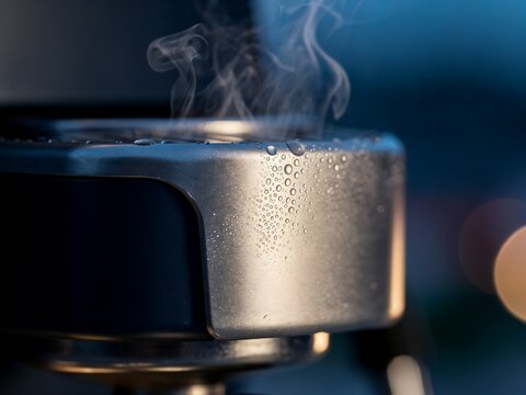 Espresso Machine Close-Up