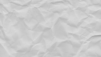 Fototapeta premium Minimalist white crumpled paper texture background for design and craft projects