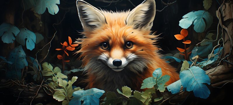 absolutely cute animal in nature ,generative AI