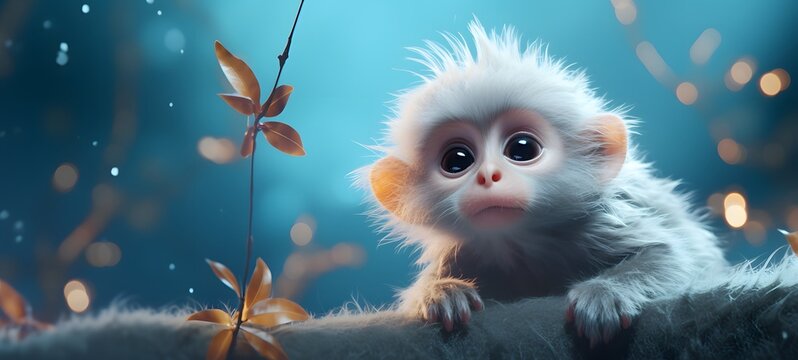 absolutely cute animal in nature ,generative AI