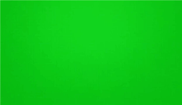 A vibrant chroma key green fills the frame, providing an expansive, adaptable background for creative projects.