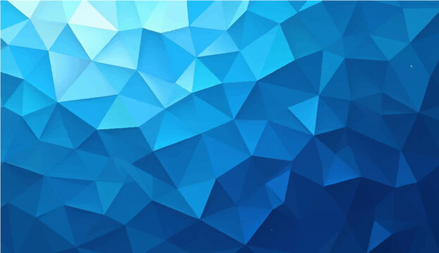 Geometric abstract art that evokes the tranquility of the ocean. The gradient shades of blue offer a harmonious composition, reminiscent of a vibrant seascape.