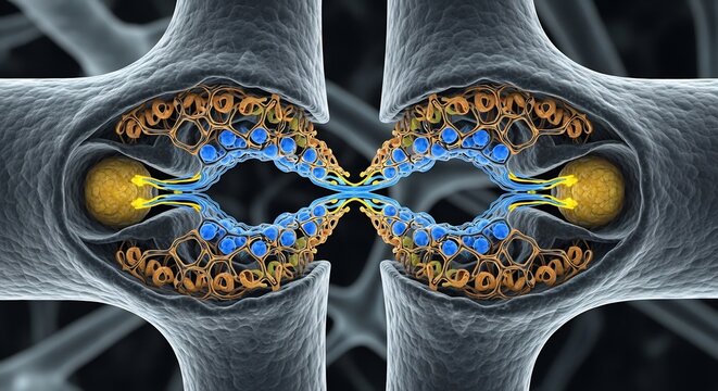 Microscopic view of a cell undergoing mitosis showcasing chromosomes aligned at the metaphase plate.